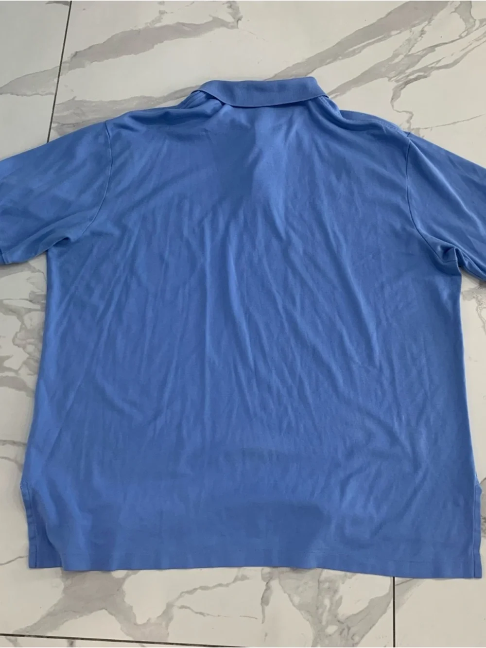 Polo by Ralph Lauren Light Blue Short-Sleeve Polo with Orange Pony